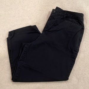 Croft & Barrow classic fit stretch capri - Navy Size 10